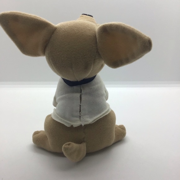 Chihuahua Yo Quiero Taco Bell Dog Plush Stuffed w Photo Shirt 6" Plush Applause - Picture 9 of 15